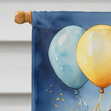 Load image into Gallery viewer, Curly Coated Retriever Happy Birthday House Flag