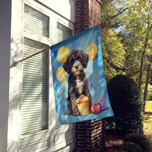 Load image into Gallery viewer, Portuguese Water Dog Happy Birthday House Flag