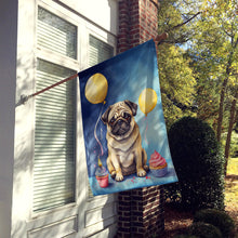 Load image into Gallery viewer, Pug Happy Birthday House Flag