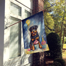 Load image into Gallery viewer, Rottweiler Happy Birthday House Flag