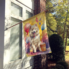 Load image into Gallery viewer, Samoyed Happy Birthday House Flag