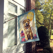 Load image into Gallery viewer, Shar Pei Happy Birthday House Flag