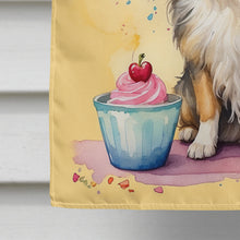 Load image into Gallery viewer, Sheltie Happy Birthday House Flag