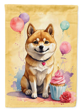 Load image into Gallery viewer, Shiba Inu Happy Birthday House Flag