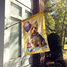 Load image into Gallery viewer, Silky Terrier Happy Birthday House Flag