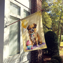 Load image into Gallery viewer, Tibetan Spaniel Happy Birthday House Flag