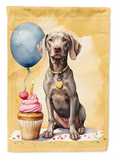 Load image into Gallery viewer, Weimaraner Happy Birthday House Flag