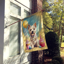 Load image into Gallery viewer, Westie Happy Birthday House Flag