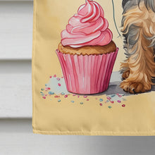Load image into Gallery viewer, Yorkshire Terrier Happy Birthday House Flag