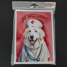 Load image into Gallery viewer, Great Pyrenees Get Well Soon Greeting Cards - Blank Note Cards – 8-Pack of Artist-Designed Cards with Envelopes