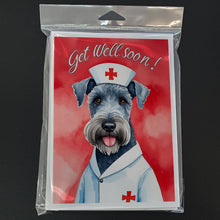 Load image into Gallery viewer, Kerry Blue Terrier Get Well Soon Greeting Cards - Blank Note Cards – 8-Pack of Artist-Designed Cards with Envelopes