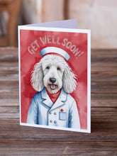 Load image into Gallery viewer, Komondor Get Well Soon Greeting Cards - Blank Note Cards – 8-Pack of Artist-Designed Cards with Envelopes