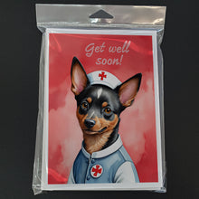 Load image into Gallery viewer, Lancashire Heeler Get Well Soon Greeting Cards - Blank Note Cards – 8-Pack of Artist-Designed Cards with Envelopes