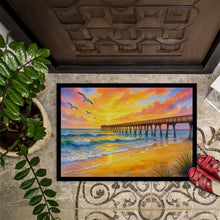 Load image into Gallery viewer, Beach Pier at Sunrise Doormat