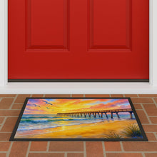 Load image into Gallery viewer, Beach Pier at Sunrise Doormat