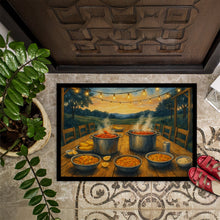 Load image into Gallery viewer, Crawfish at the Camp Doormat-24x36 Indoor / Outdoor Rug | Made in USA