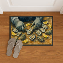 Load image into Gallery viewer, Shucking Oysters Doormat-24x36 Indoor / Outdoor Rug | Made in USA
