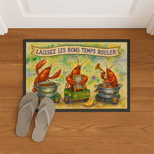 Load image into Gallery viewer, Crawfish Parade Doormat-24x36 Indoor / Outdoor Rug | Made in USA