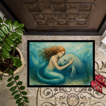 Load image into Gallery viewer, Mermaid and Manatee Doormat-24x36 Indoor / Outdoor Rug | Made in USA