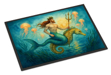 Load image into Gallery viewer, Mermman and Seahorse Doormat