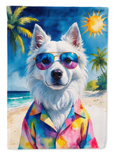 Load image into Gallery viewer, American Eskimo Summer Beach Time House Flag