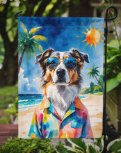 Load image into Gallery viewer, Australian Shepherd Summer Beach Time Garden Flag