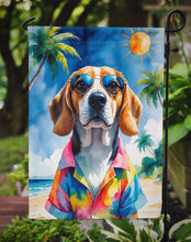 Load image into Gallery viewer, Beagle Summer Beach Time Garden Flag