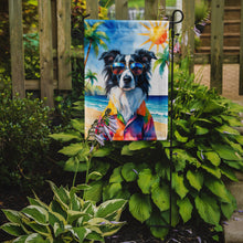 Load image into Gallery viewer, Border Collie Summer Beach Time Garden Flag