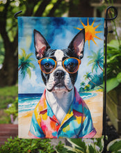 Load image into Gallery viewer, Boston Terrier Summer Beach Time Garden Flag