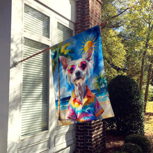 Load image into Gallery viewer, Chinese Crested Summer Beach Time House Flag