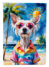 Load image into Gallery viewer, Chinese Crested Summer Beach Time House Flag