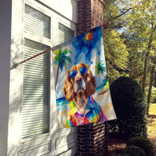 Load image into Gallery viewer, Cocker Spaniel Summer Beach Time House Flag