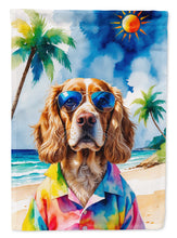 Load image into Gallery viewer, Cocker Spaniel Summer Beach Time House Flag
