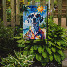 Load image into Gallery viewer, Dalmatian Summer Beach Time Garden Flag