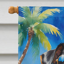 Load image into Gallery viewer, Doberman Pinscher Summer Beach Time House Flag