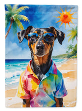 Load image into Gallery viewer, Doberman Pinscher Summer Beach Time House Flag