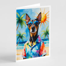 Load image into Gallery viewer, Doberman Pinscher Summer Beach Time Greeting Cards Pack of 8