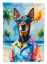 Load image into Gallery viewer, Doberman Pinscher Summer Beach Time Garden Flag