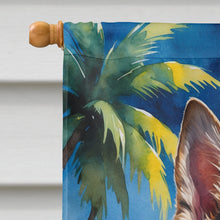 Load image into Gallery viewer, German Shepherd Summer Beach Time House Flag