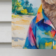 Load image into Gallery viewer, GoldendoodleSummer Beach Time House Flag
