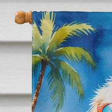 Load image into Gallery viewer, Labradoodle Summer Beach Time House Flag