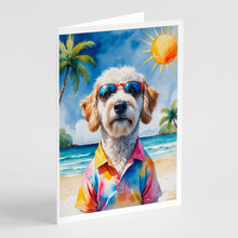 Load image into Gallery viewer, Labradoodle Summer Beach Time Greeting Cards Pack of 8