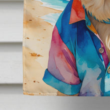 Load image into Gallery viewer, Yellow Labrador Retriever Summer Beach Time House Flag