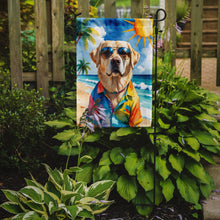 Load image into Gallery viewer, Yellow Labrador Retriever Summer Beach Time Garden Flag