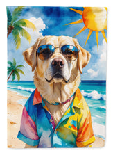 Load image into Gallery viewer, Yellow Labrador Retriever Summer Beach Time Garden Flag