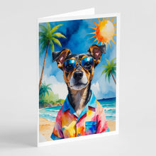 Load image into Gallery viewer, Miniature Pinscher Summer Beach Time Greeting Cards Pack of 8