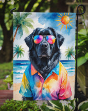 Load image into Gallery viewer, Newfoundland Summer Beach Time Garden Flag