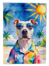 Load image into Gallery viewer, Pit Bull Terrier Summer Beach Time House Flag