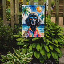 Load image into Gallery viewer, Black Poodle Summer Beach Time Garden Flag