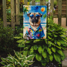 Load image into Gallery viewer, Pug Summer Beach Time Garden Flag